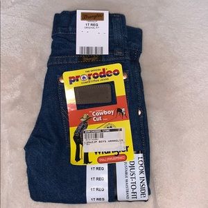 Little boy Wrangler jeans